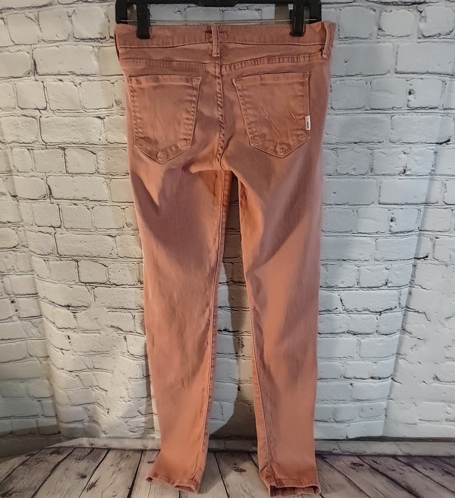Mother The Looker Pop Pink Jeans Size 28